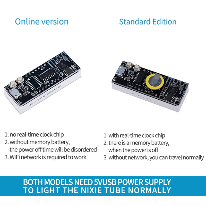 WiFi timing clock module network automatic timing LED digital tube electronic clock kit USB 5V Precise self illumination lcd digital clock digital desk clock digital clock digital table clock