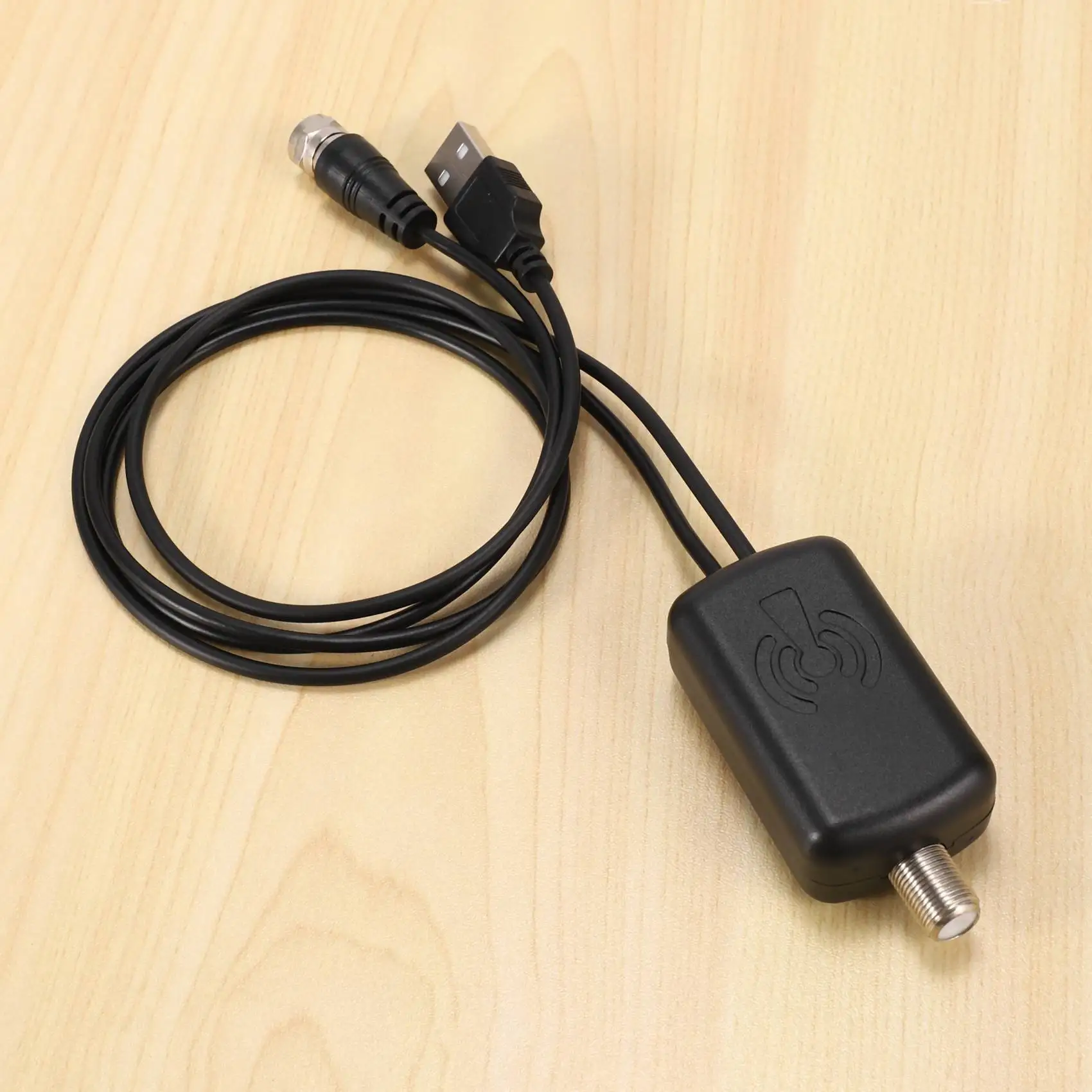 מגבר אות סיגנל לטלוויזיה HDJQ HDTV עם אנטנת טלוויזיה HDTV וערכת ספק כוח USB