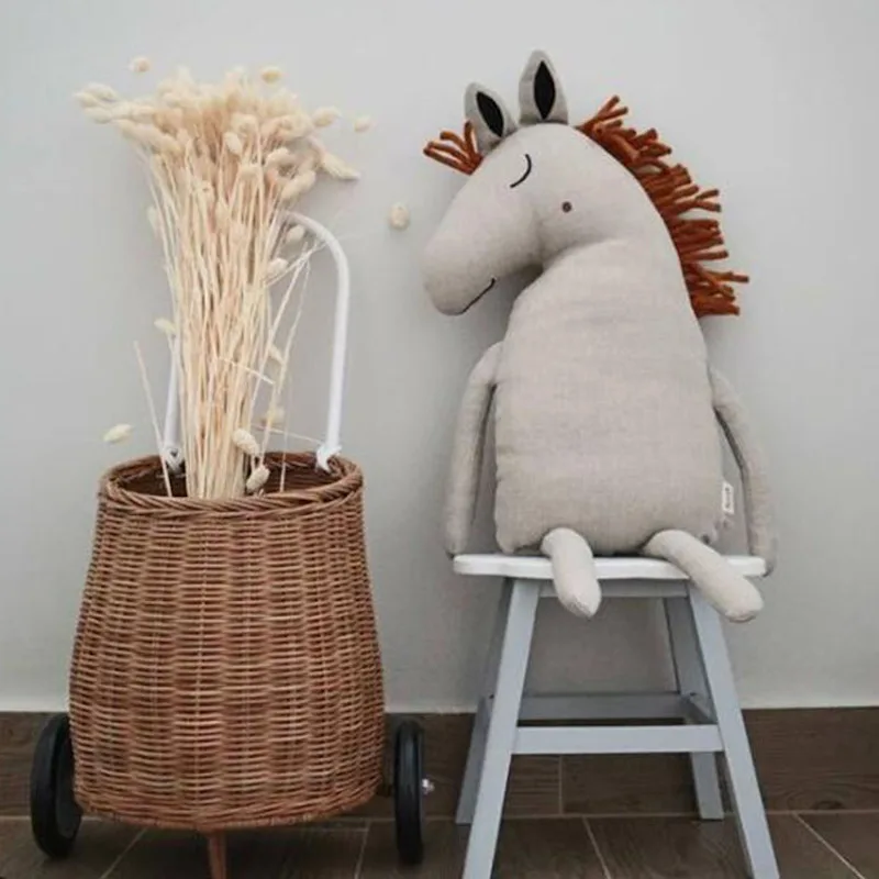 INS Nordic Linen Forest Animal Plush Lion Horse Pillow Stuffed Toy Nursery Decor for Children’s Room Kids Comfort Photo Props 3 INS Nordic Linen Forest Animal Plush Lion Horse Pillow Stuffed Toy Nursery Decor for Children’s Room Kids Comfort Photo Props 3