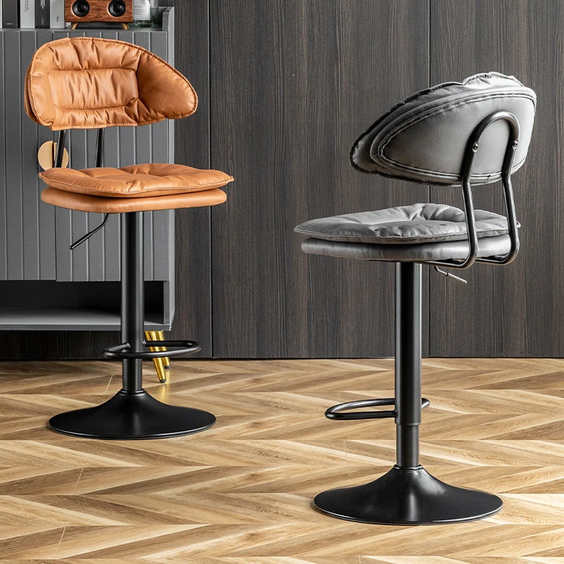 

Cushions Waterproof Bar Chair Vanity Make Up Lifting Adjustable Bar Stool Waiting Design Sillas Para Comedor Home Furnitures