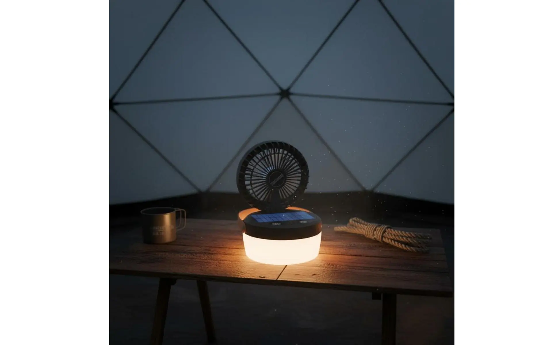 Solar Camping Fan Lantern Foldable Design Triple-Function Camp Lantern Outdoor Gear Hanging Handle for Campers Solar Camping Fan Lantern Foldable Design Triple-Function Camp Lantern Outdoor Gear Hanging Handle for Campers