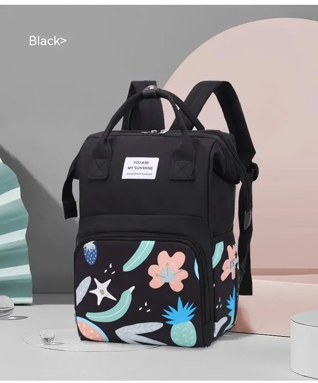 Fashion Fabric Diaper Backpack