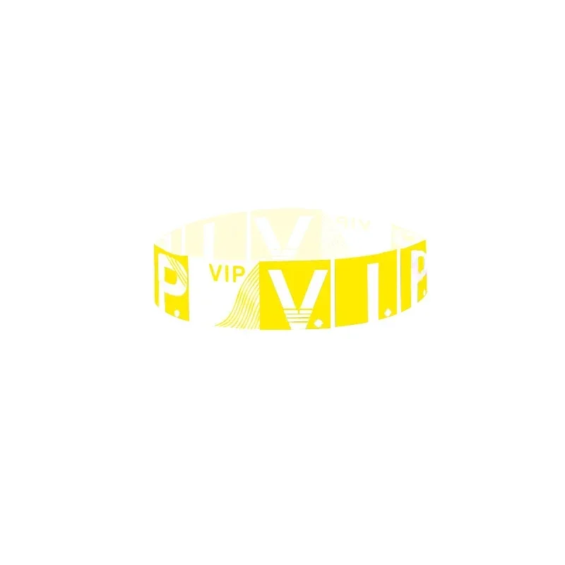 100pcs Disposable Waterproof Paper Wristband Bracelet Playground Marker Paper Bracelet Event Party Counting