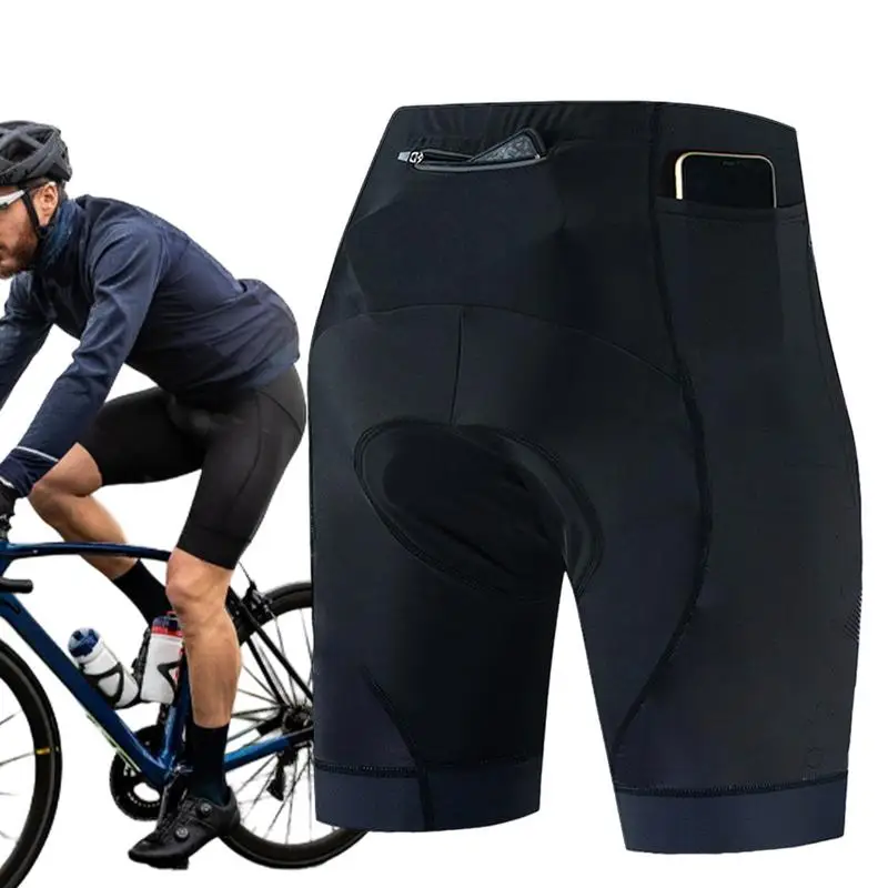 Padded Riding Shorts Cycling Liner Shorts With 3 Pockets Motorcycle Underpants Cycling Tights For Road And Mountain