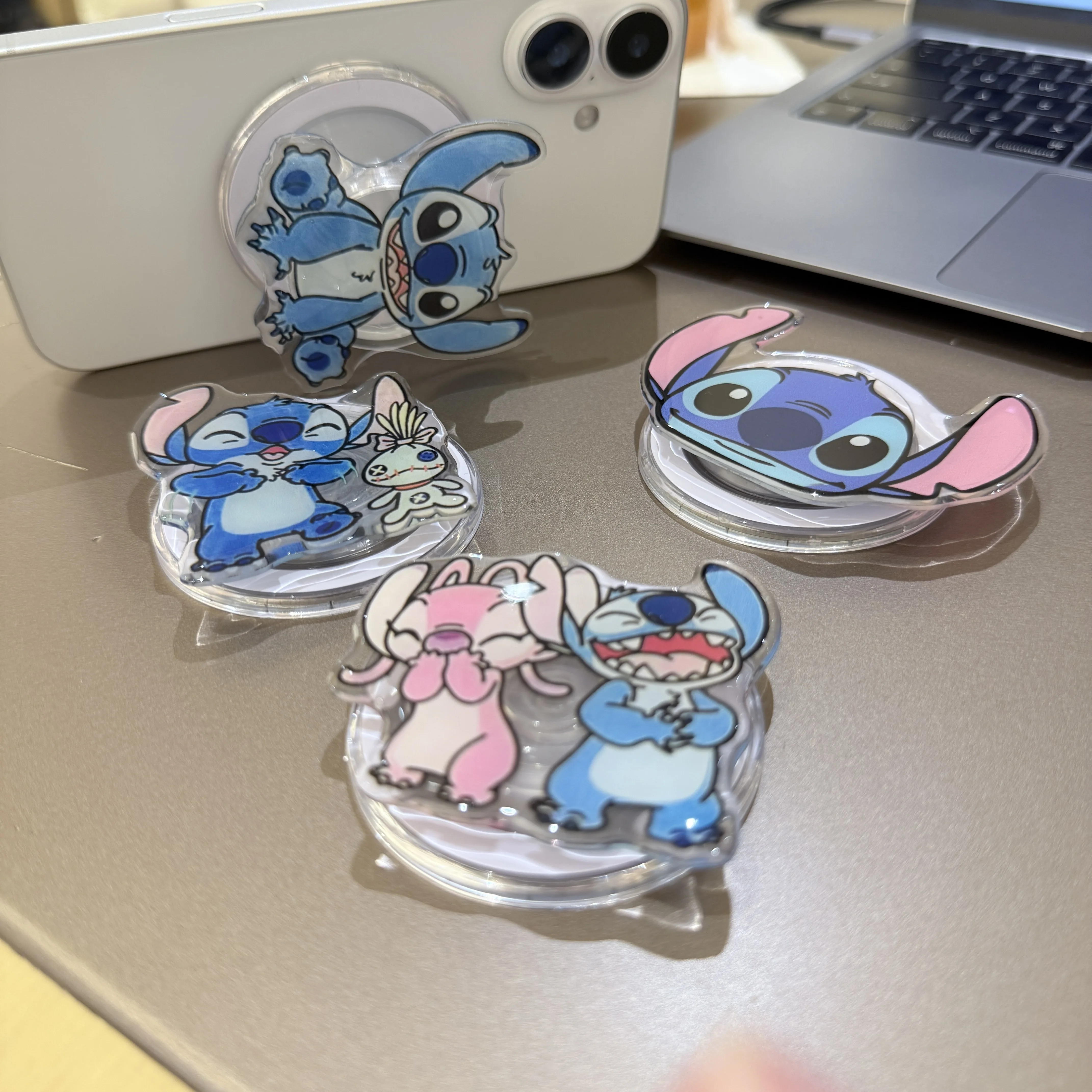 Stitch Cartoon Magnetic Shockproof Phone Holder - Perfect Gift