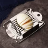 1PC household stainless steel egg slicer egg slicer multifunctional quick slicing egg ham split cutter sharp kitchen gadgets 2