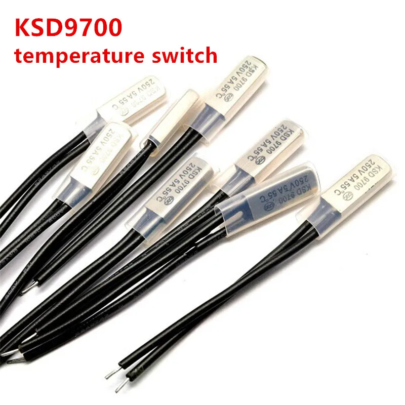 2 pezzi KSD9700 Interruttore di controllo della temperatura normalmente chiuso Termostato Protettore termico (135℃) | Leroy Merlin