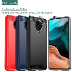 Premium Carbon Fiber Silicone TPU Bumper Phone Case - Sleek & Durable Protective Cover for Silicon (Black)