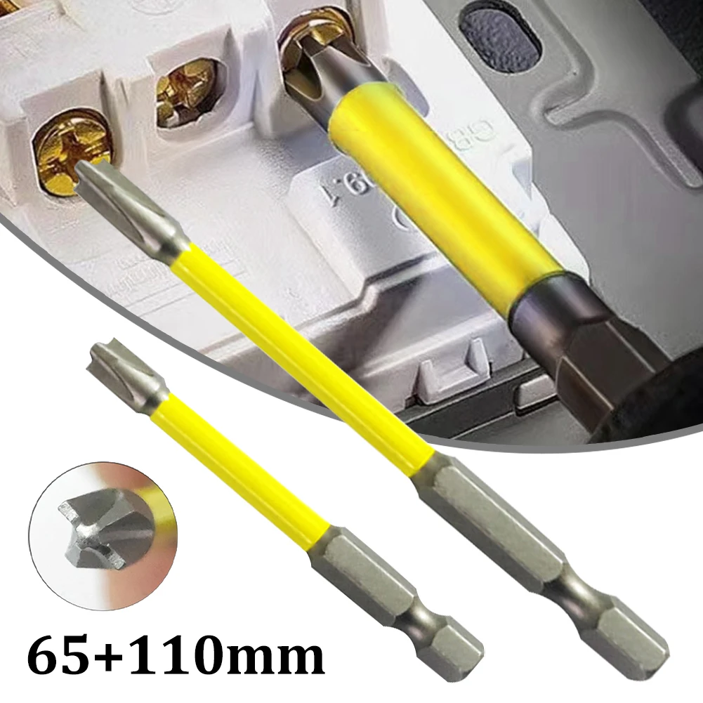 

65mm 110mm Screwdriver Strong Magnetic Batch Head Special Slotted Cross Screwdriver Bit For Electrician FPH2 For Socket Switch