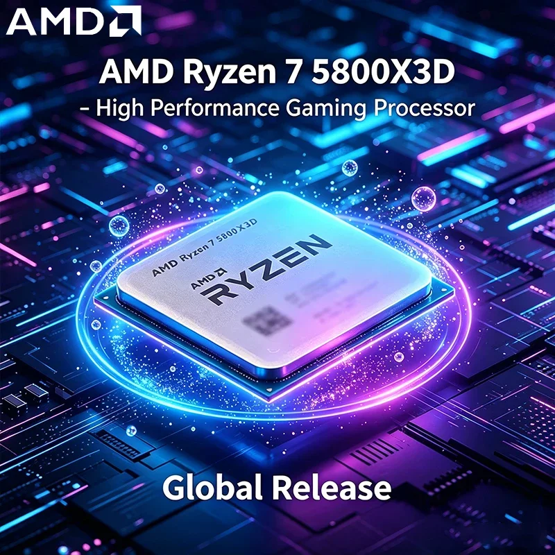 AMD R7 5800X3D CPU 프로세서 8코어 16스레드 5GHz 105W 96MB..