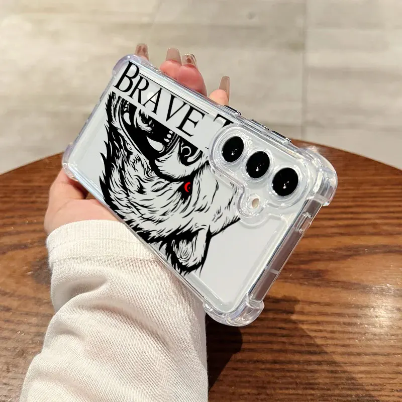 Wildlife-Inspired Soft Clear Phone Case Cover