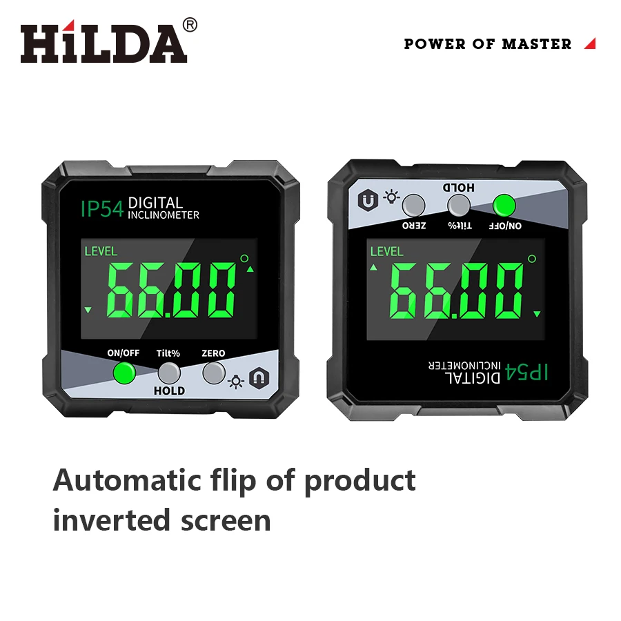 Digital Horizontal Angle Meter 360&deg; with Magnetic Base Electronic Universal Bevel Protractor Mini Measuring Digital