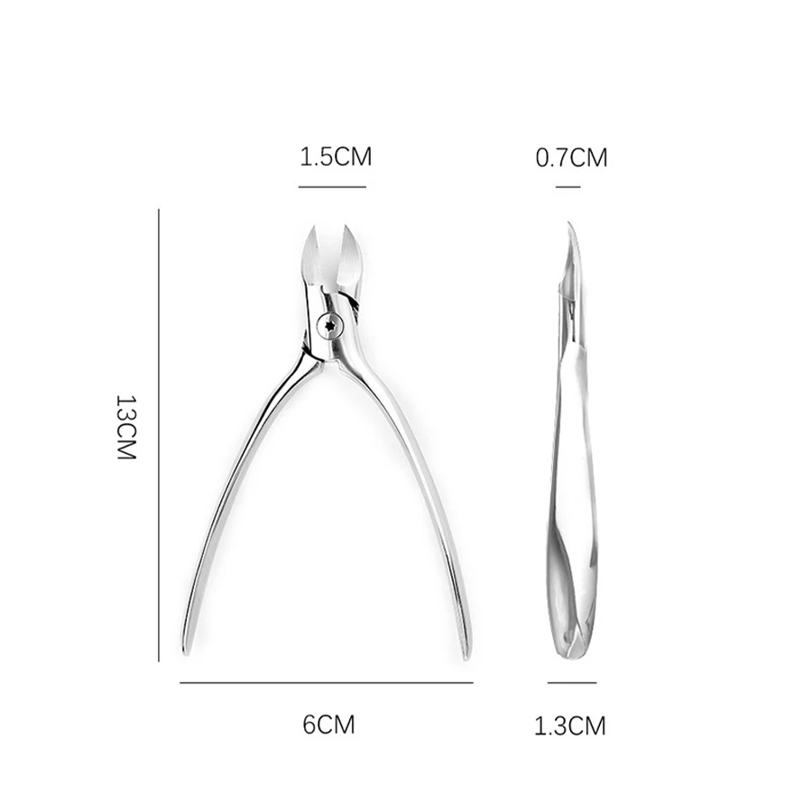 Stainless Steel Nail Groove Pliers With Built-in Spring Nose Pliers Nail Clippers Pedicure Clippers Nail clippers Manicure Tools 3