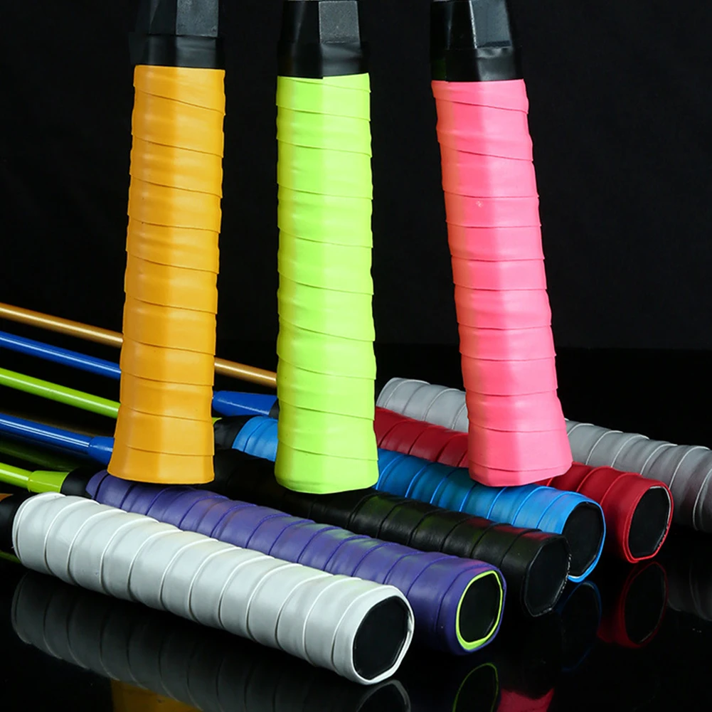 Description Picture 6 of item1~3set 9Pcs Tennis Racket Grip Tape Anti-Slip Tennis Overgrip Wrap Sweat Absorbent Pickleball Paddle Grip Tape Badminton Tools