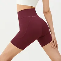 High Waist Women's Sports Yoga Shorts Quick Drying Hip Lift Fitness Running Cycling 3-Point Quick Dry Yoga Shorts Gym Shorts - Image 6