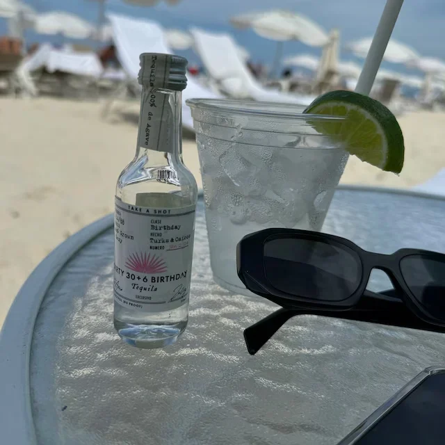 Personalized Birthday Casamigos Labels 50ml Birthday Favors Tequila Shot Label 30th Bridesmaid Gift Fiesta Maid Of Honor label stickers