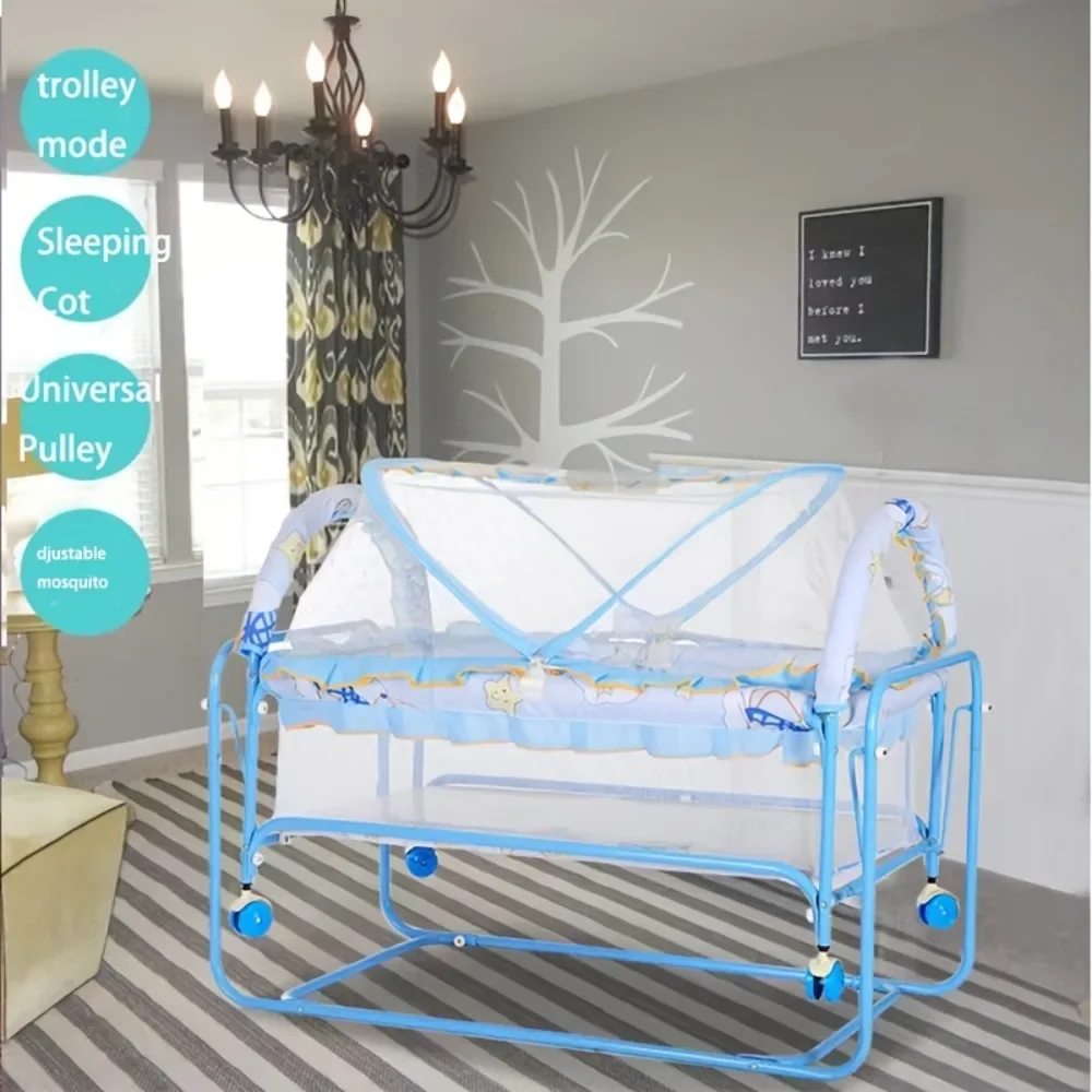 

With Mosquito Net, Multifunctional, Can Sleep or Shake Basket, Can Shake or Move Crib Christmas, Halloween