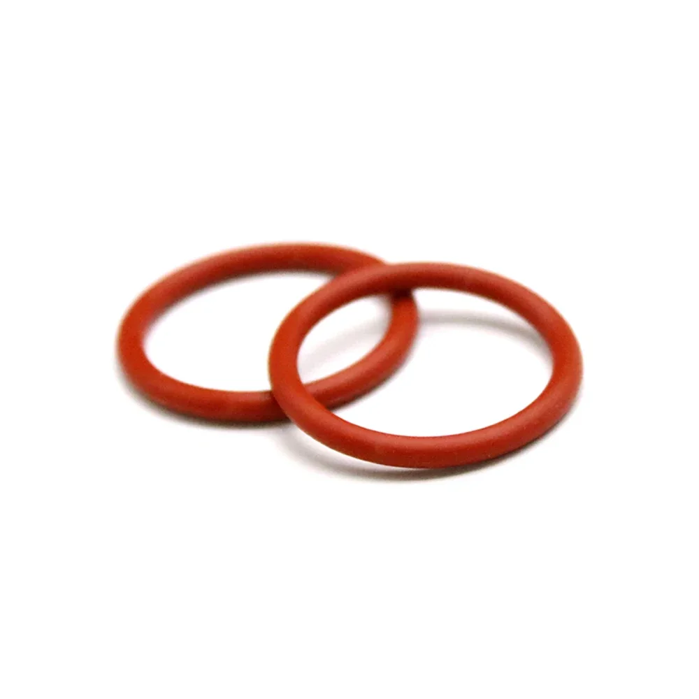 Silicone O Rings 10Pcs CS 2mm-2.4mm Silicone VMQ O-Ring Gasket Food Grade Sealing Ring Waterproof and Insulated OD 5 ~90mm