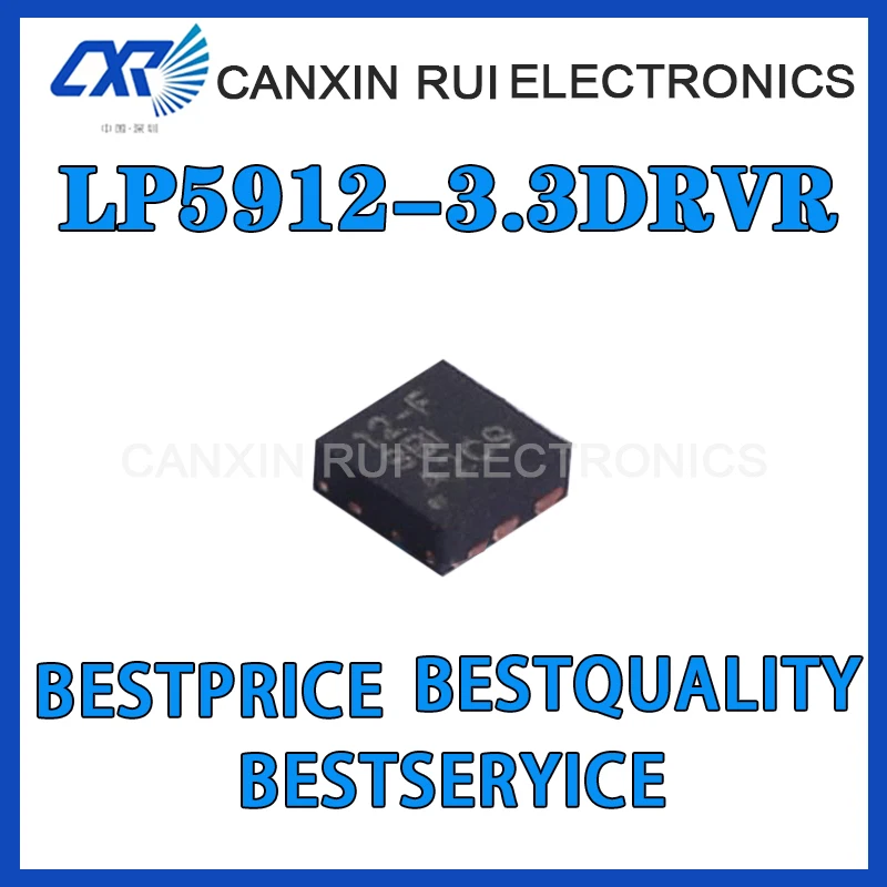 

100% new original LP5912-3.3DRVR silkscreen 12-F SMD WSON-6 linear regulator chip IC