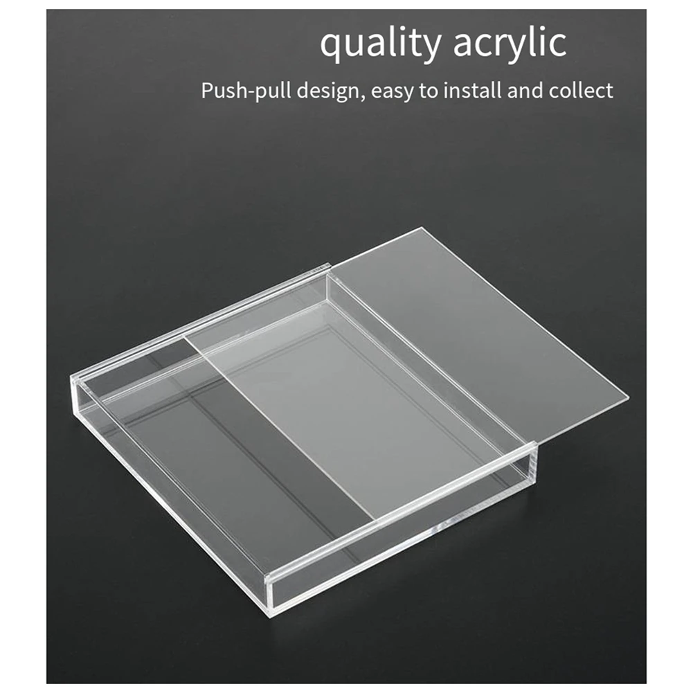 E-Easy To Use-CD 디스크 범용 벽걸이형 디스플레이 박스 투명 보관 캐비닛 책 파일 잡지 카드 아크릴 장식 홀더