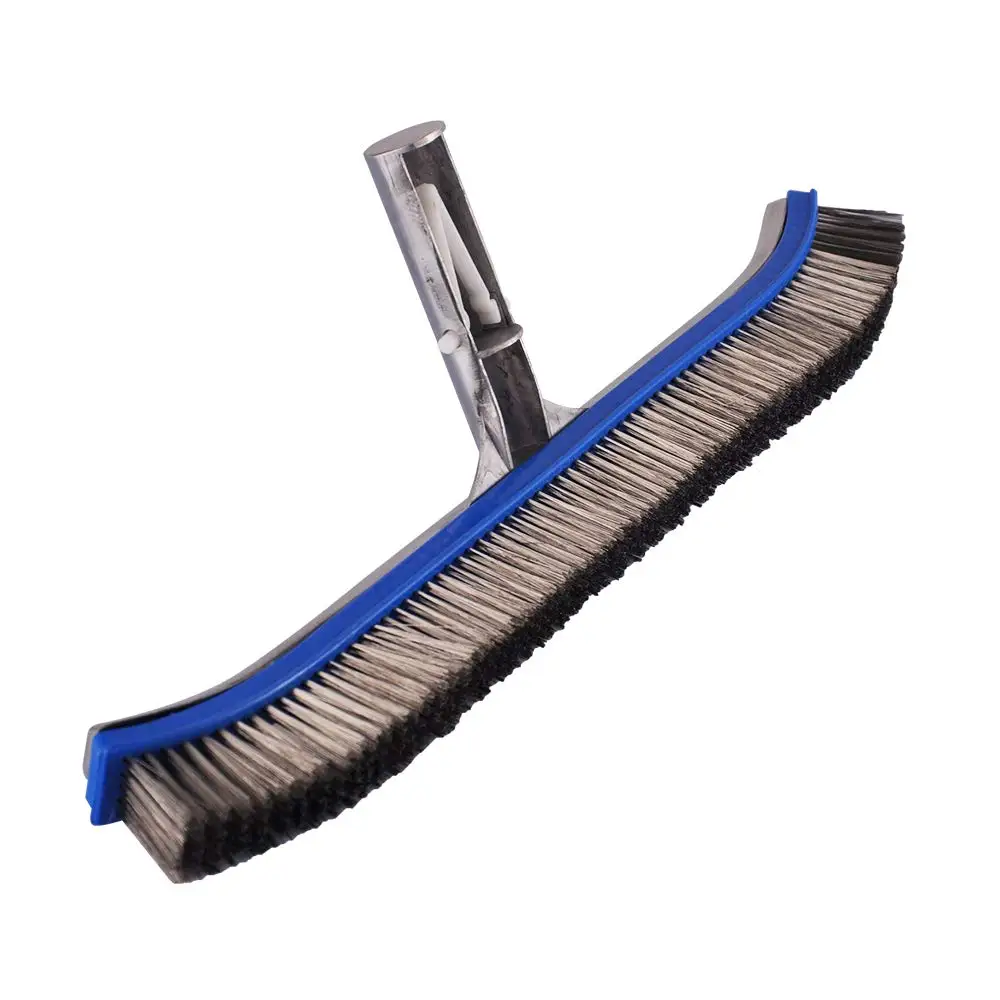 18inch Swimming Pool Steel Brush Bottom Walls Cleaning Supplies for Pond Spa Hot Spring Swimming Pool Brush Cleaning Tool 2