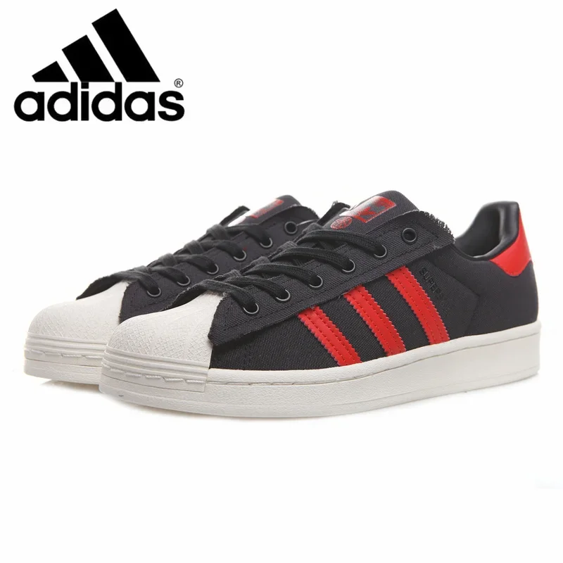 Original Adidas Clover Superstar Gold Label Shell Head Scarpe Da Uomo E Da Donna Classiche Versatili Scarpe Casual Retrò Scarpe Da Tavola