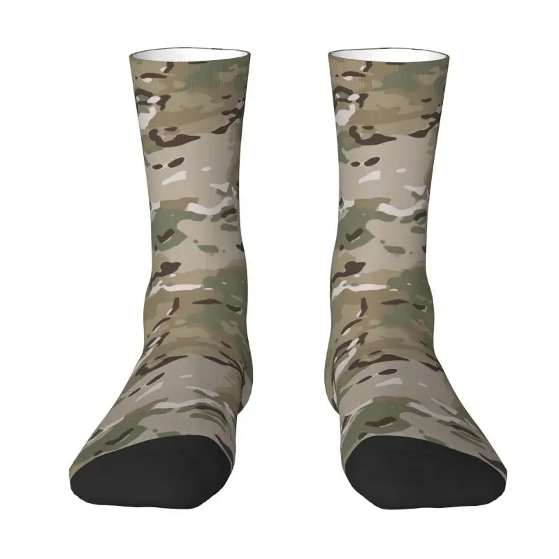 

Cute Printing MultiCam Military Camouflage Socks for Women Men Stretch Summer Autumn Winter Military Camo Crew Socks