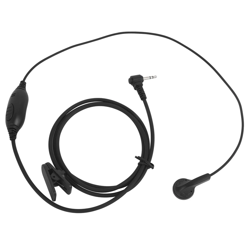 RISENKE-T60 T80 Headset with Mic, PTT for Motorola, T6, MH230R, MH230TPR, MR350R, MS350R, MT350R Radio, 1 Pin, 2.5mm Earpiece