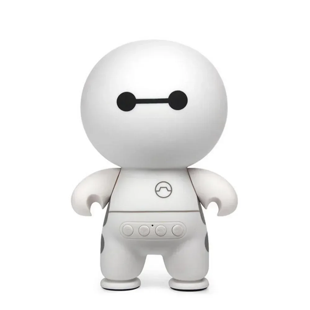 Mini Portable Speaker Cute Cartoon Baymax Smart Handfree Wireless Bluetooth with Microphone Wireless Bluetooth Speaker 2