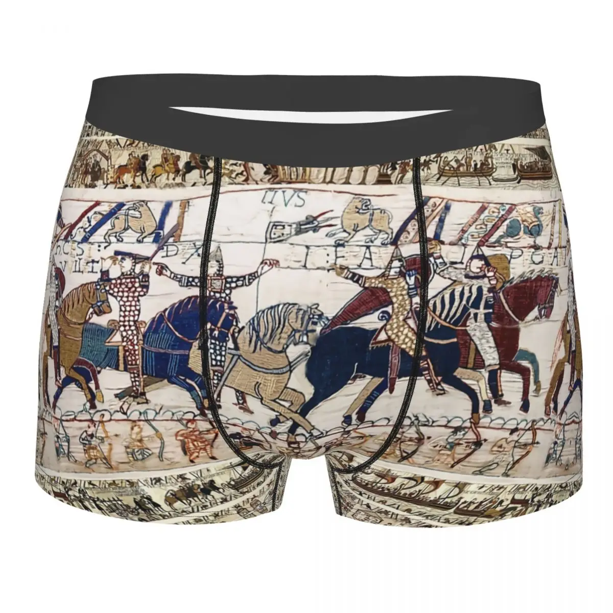 

Hip Hop The Bayeux Tapestry Bettle Of Hastings Norman Knights Horseback Underpants Homme Panties Men's Underwear Boxer Briefs