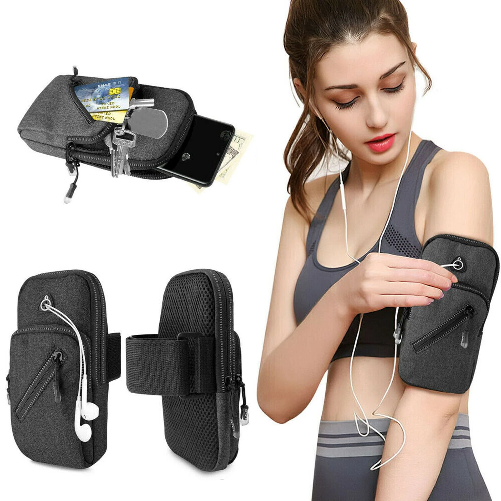 Sport Arm Case Armband Bag Phone Holder Case Sports Running Bag