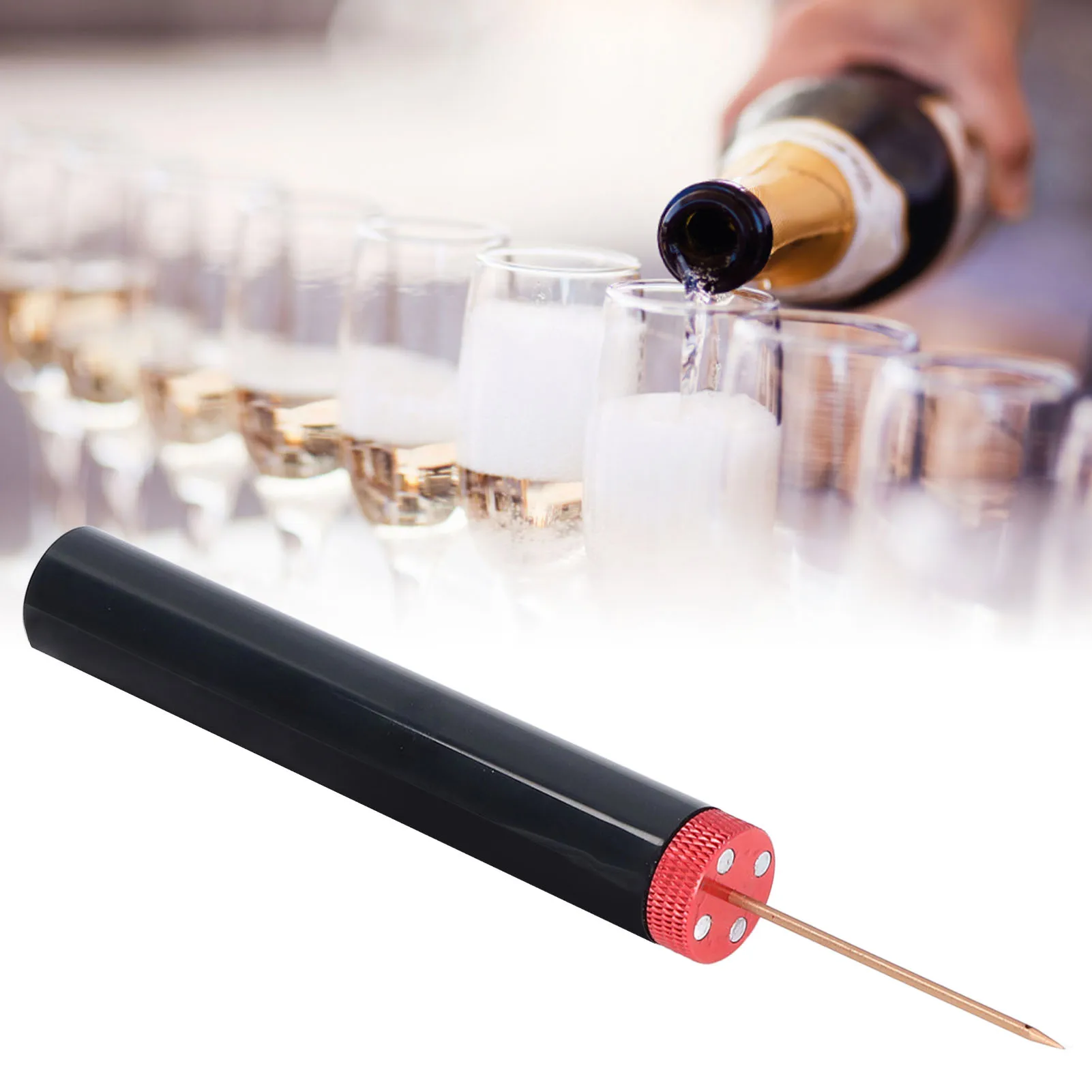 Wine Bottle Opener Wine Bottle Opener Needle Type Lipstick Shape Portable Air Pressure for Home Restaurant