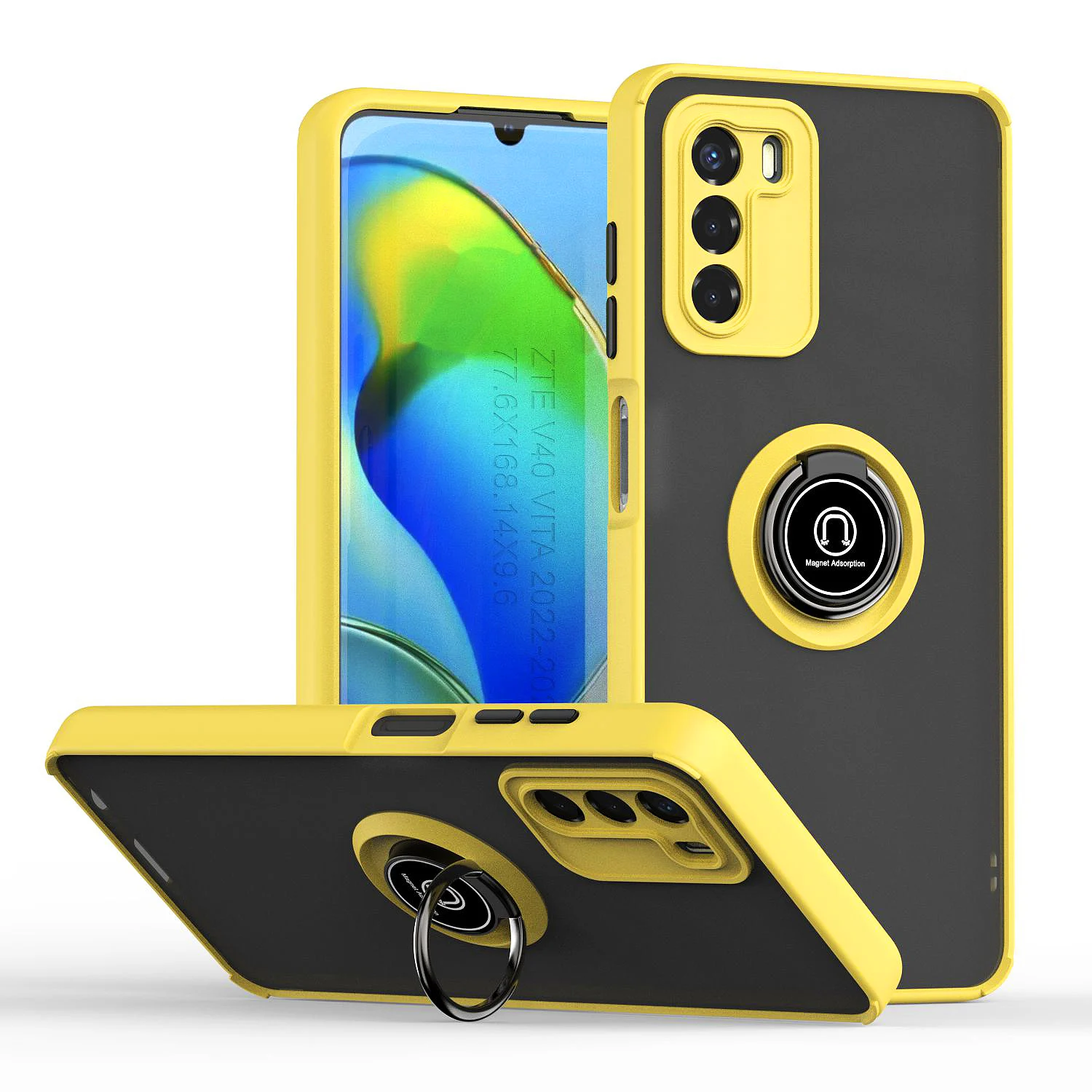 Universal Motorola Ring Case Holder Stand - Hard Protective PC Cover