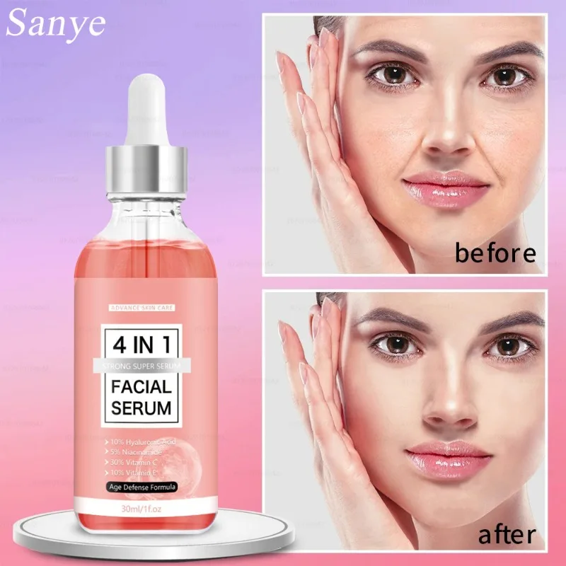 Anti-aging Facial Serum Skin Care Collagen Nicotinamide Shrink Pores Serum Vitamin C Moisturizing Whitening Essence Remove Acne