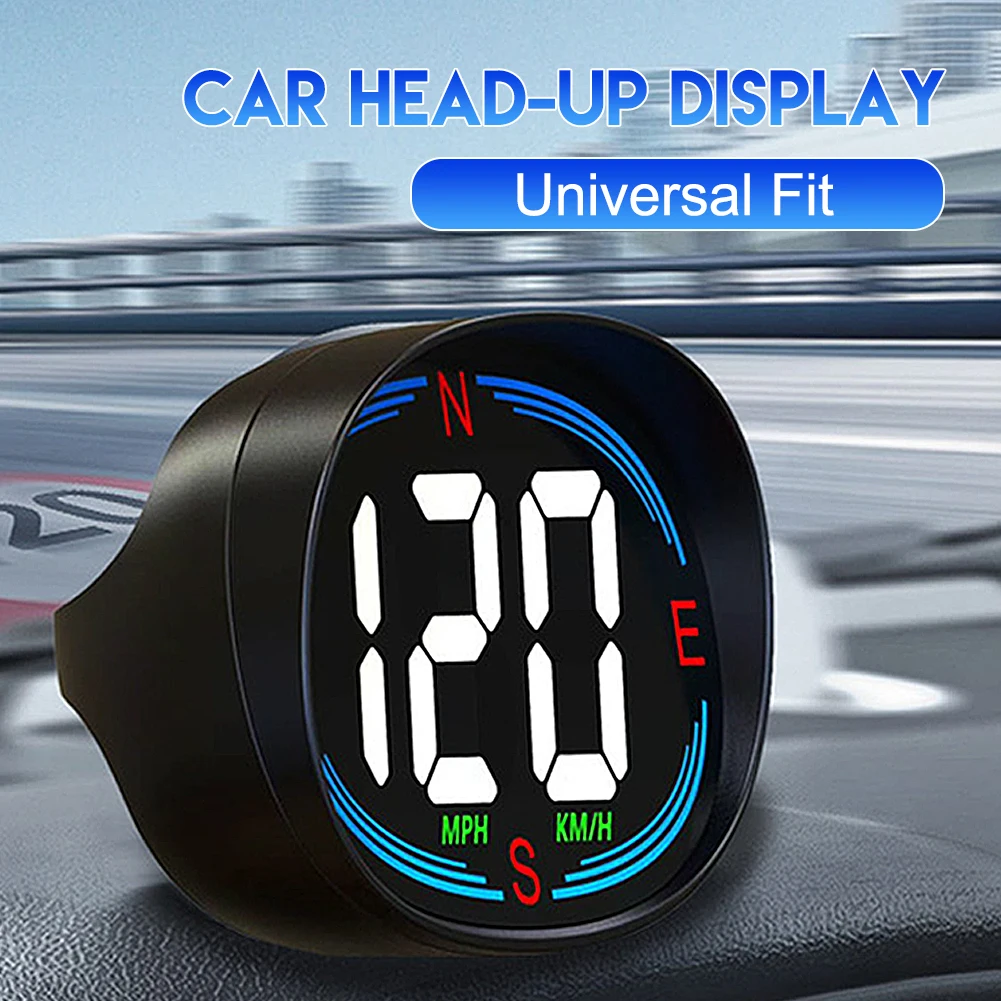 

Car GPS Digital Speedometer HUD Head Up Display USB Powered KMH MPH Speed ​​Alarm Suitable for All Car Speedometers