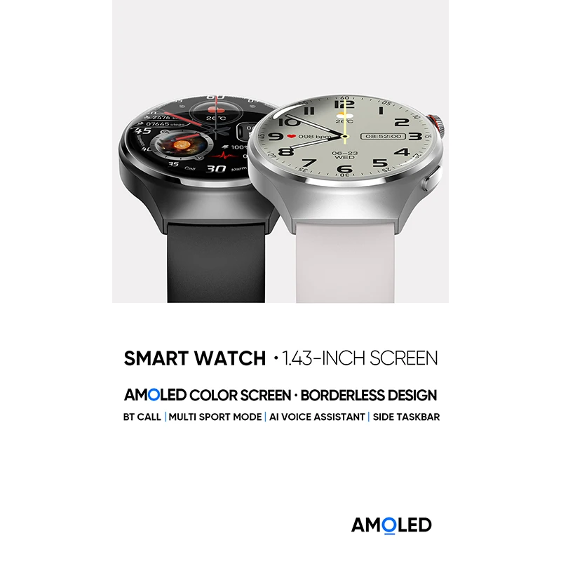  Ʈ ġ    ȭ 2024, MT 26 Ʈ ġ AMOLED, 1.43 ġ NFC GPS , 466*466 HD ȭ