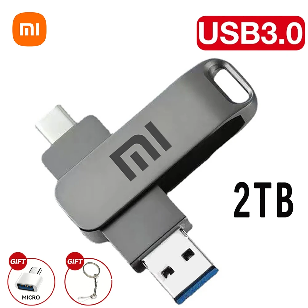 

Оригинальный USB-флеш-накопитель Xiaomi, флэш-накопитель с интерфейсом USB 3,0, реальная емкость 1 ТБ, 512 ГБ, высокоскоростной флеш-накопитель, 520 Мб/с, подходит