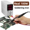 PTS200 PD3.0 100W Smart Soldering Iron ESP32 Open Source Support PD/QC Compatible with T12 TS101 PINE64 for RC Repair DIY Tool 4