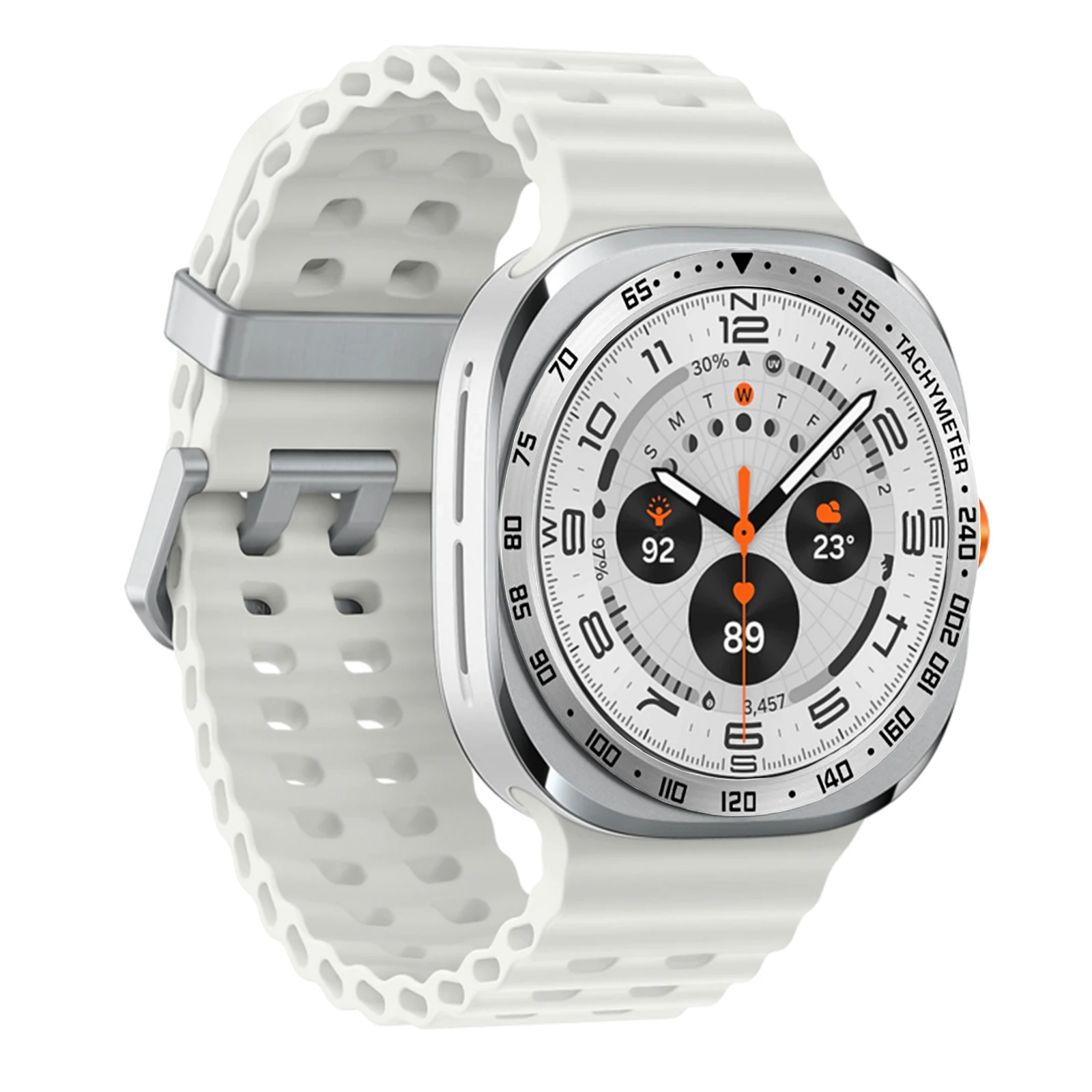Premium Metal Bezel Ring Case - Smartwatch Protector with Steel Frame Shell