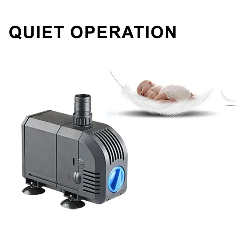 Ultra-Quiet 500—3000L/H Water Pump Submersible Pump For Aquarium Fountain Pond Pump Fish Tank Garden Pond Pumps Fountain