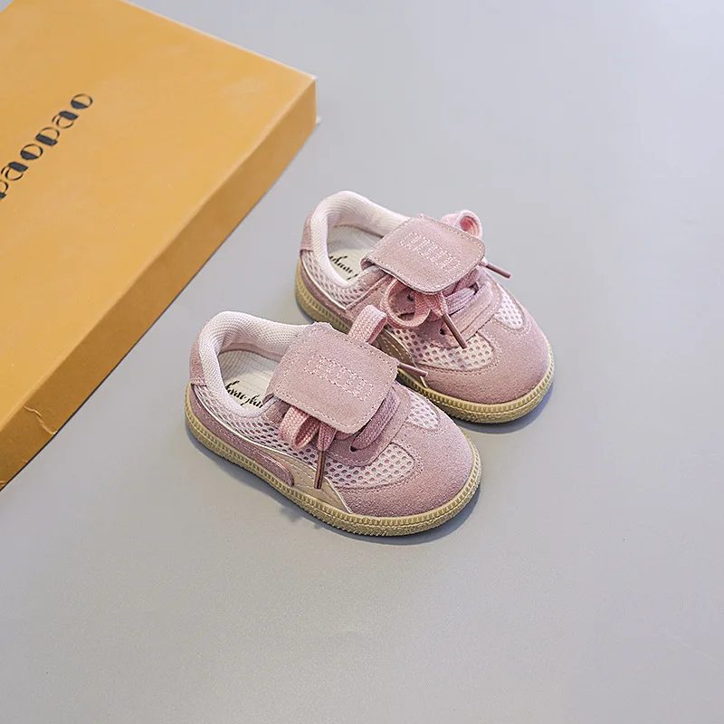 Children Sneakers Lightweight Boys Girls Casual Shoes Soft Bottom Breathable Sports Student Running