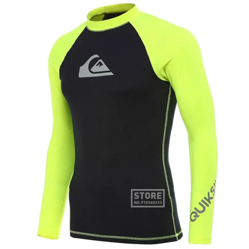 Swimming T-shirt Swimsuit Men UV Protection Beach Rash Guard Swimwear Diving Rashguard Long Sleeve Surfing Swimsuit Surf T-shirt