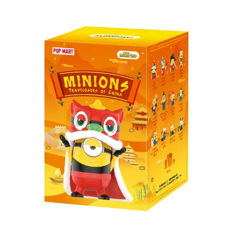 POP MART Minions Travelogues of China Series Trendy Blind Box Toys