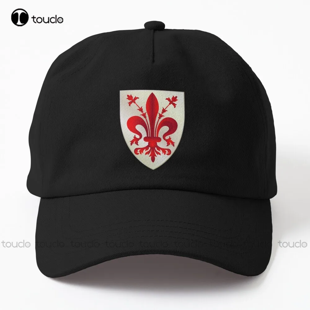 

Флорентийский герб, средневековая шляпа Heraldry для папы, шапки для женщин, индивидуальный заказ, унисекс, для взрослых, подростков, молодежная летняя бейсболка