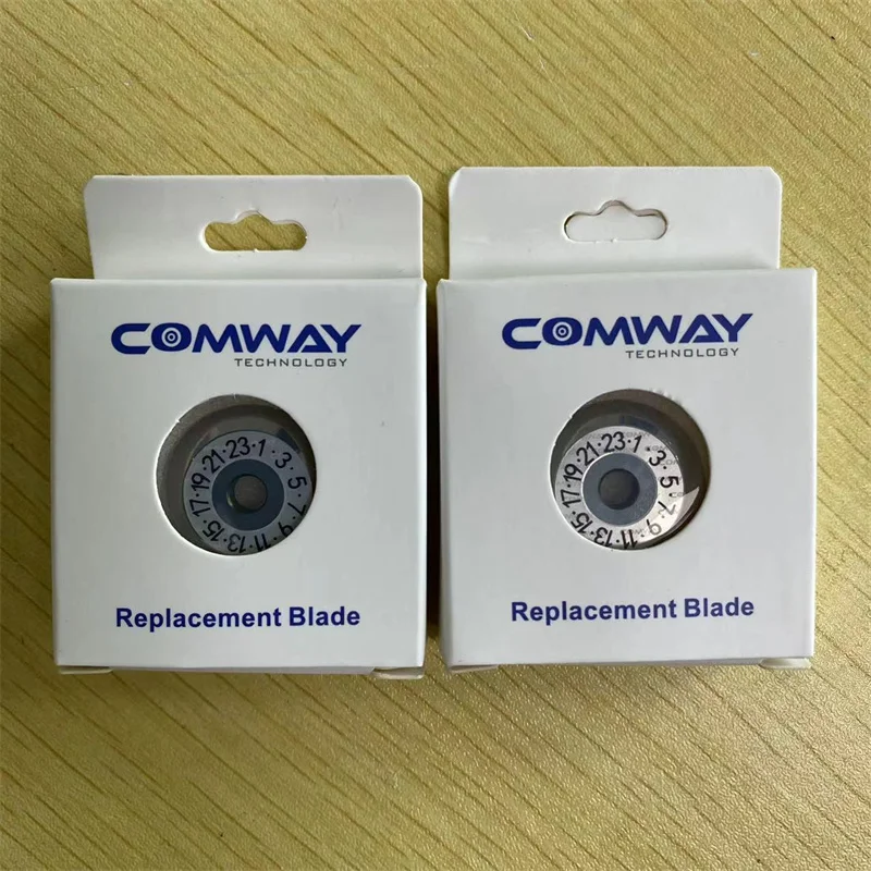 Original Comway C108 C109 C6 C9 Optical Fiber Fusion Splicer Cleaver Replacement Blade 23 Faces Cutting Blades Free Shipping free shipping electronics lot 100% original pin photodiodes 1206 940nm 32v 4smd pd15 22c tr8 optical detectors sensors