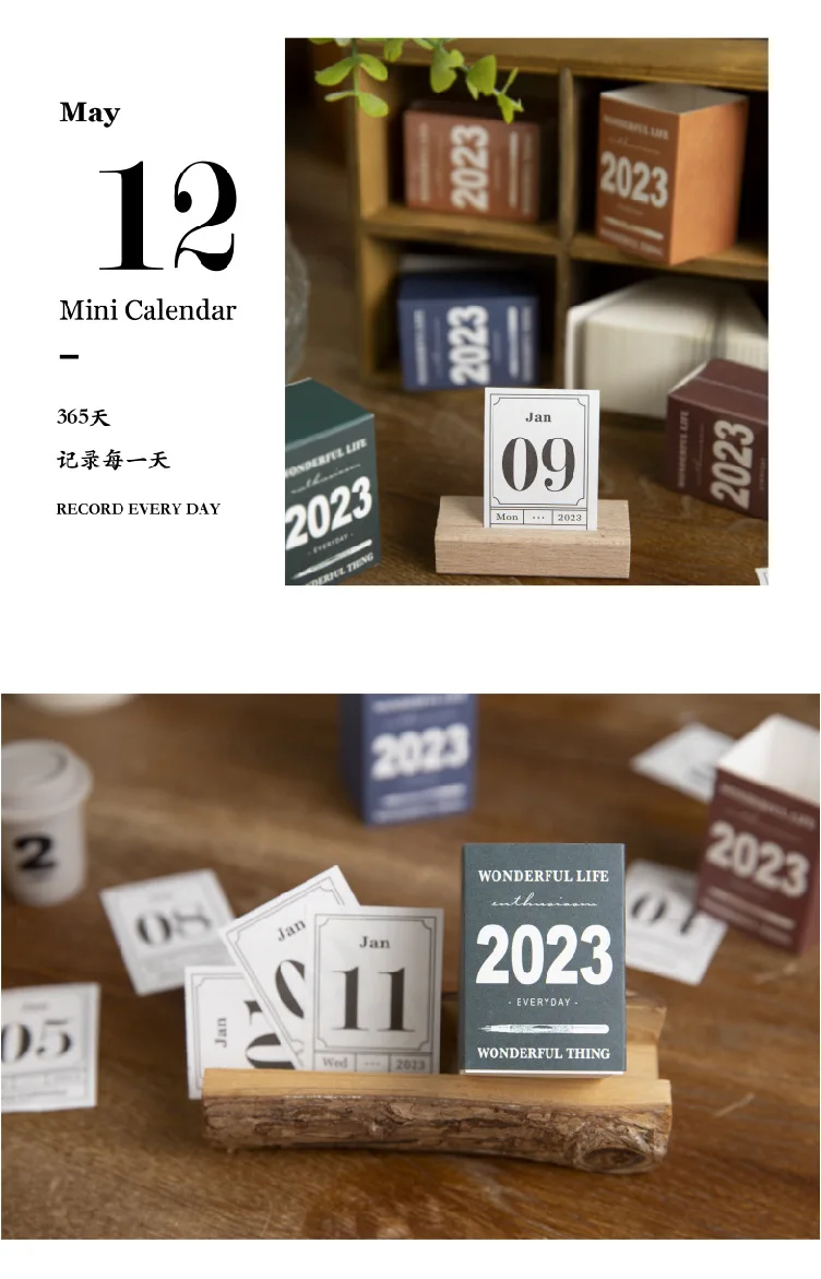Tanio 365 dni Mini kalendarz biurkowy sklep
