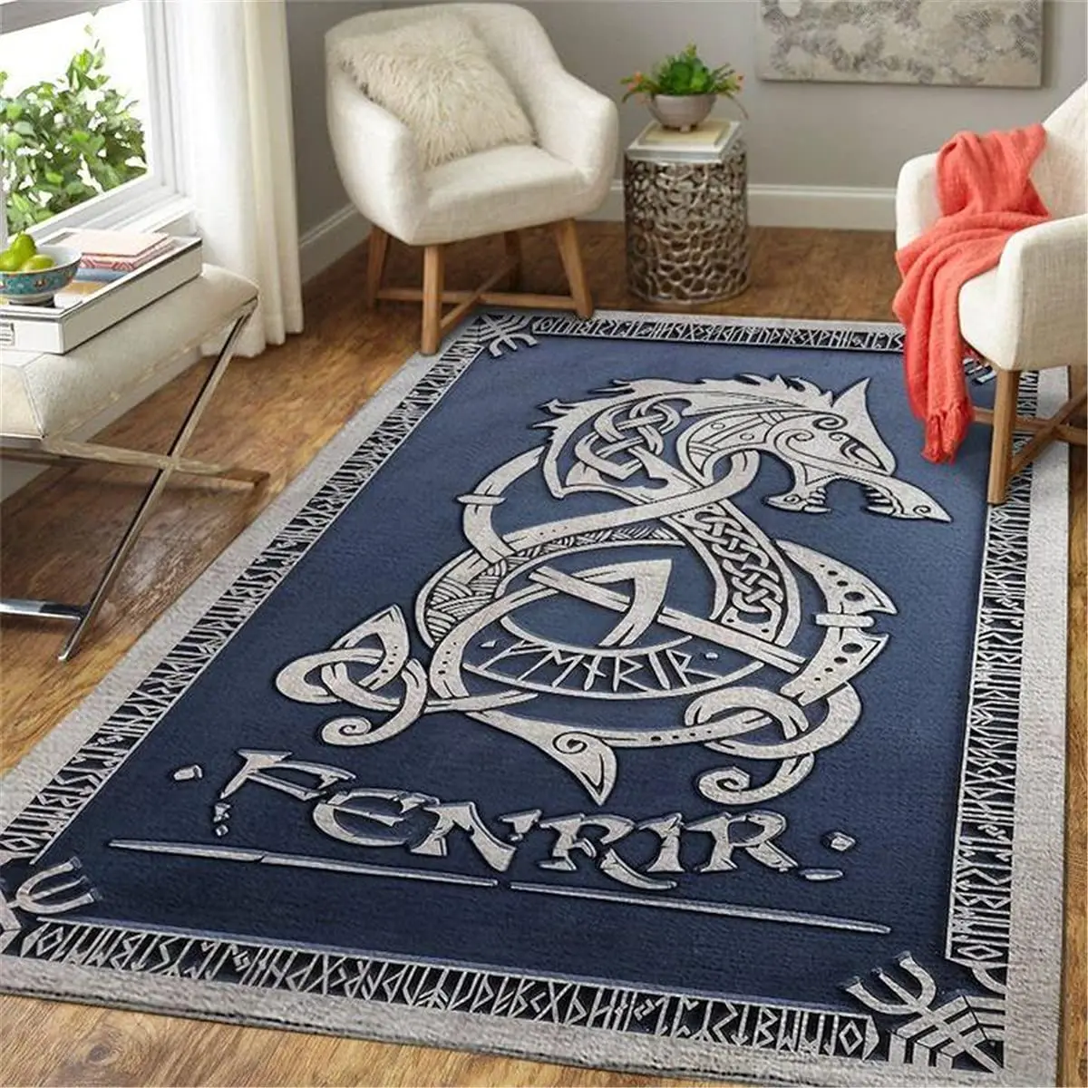 Nordic Vikings Tree of Life Norse Carpet for Living Room Home Decorations Sofa Table Large Area Rugs for Bedroom Floor Mat Tapis 6