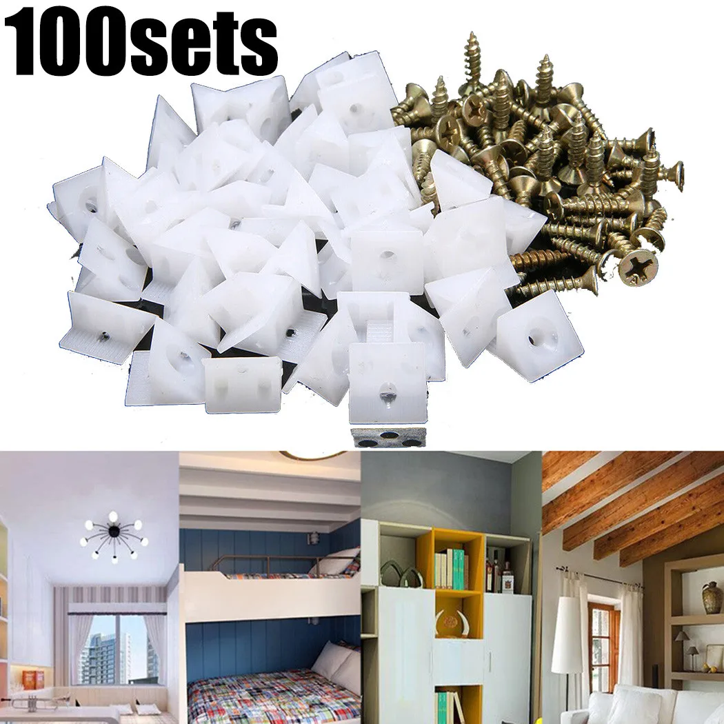 Pack Of 100 Furniture Wedges Invisible And Maintains Original Look Easy To Use With Screwdriver Ideal For Chest Drawer Repair