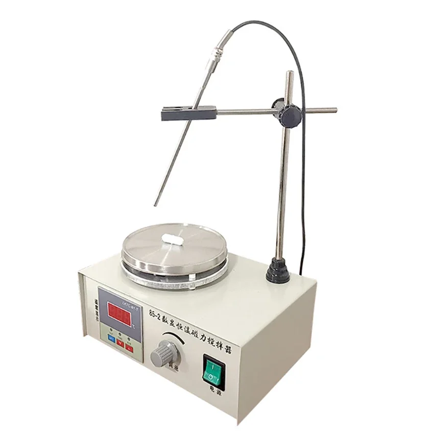 

85-2 Laboratory Magnetic Stirrer Mixer Heating Plate Digital Display 2200rpm Adjustable Churn Stir Machine Blender Stirrer