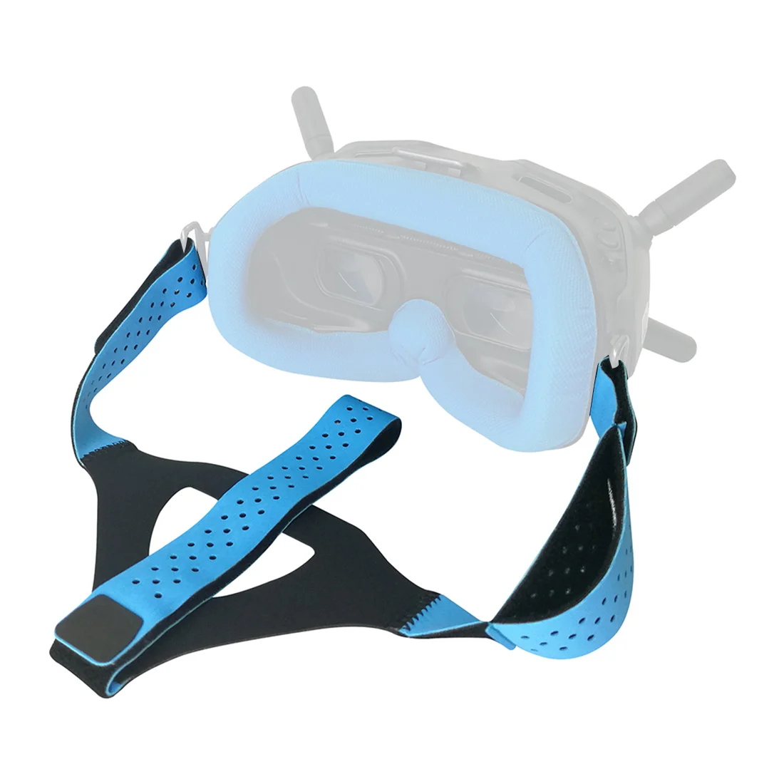 Kopfband, Kopfband, Frontplatte, Augenpolster für DJI Digital FPV, Schutzbrille, Frontplatte, Ersatzset für Lycra, hautfreundliches Stoff – Detail 17